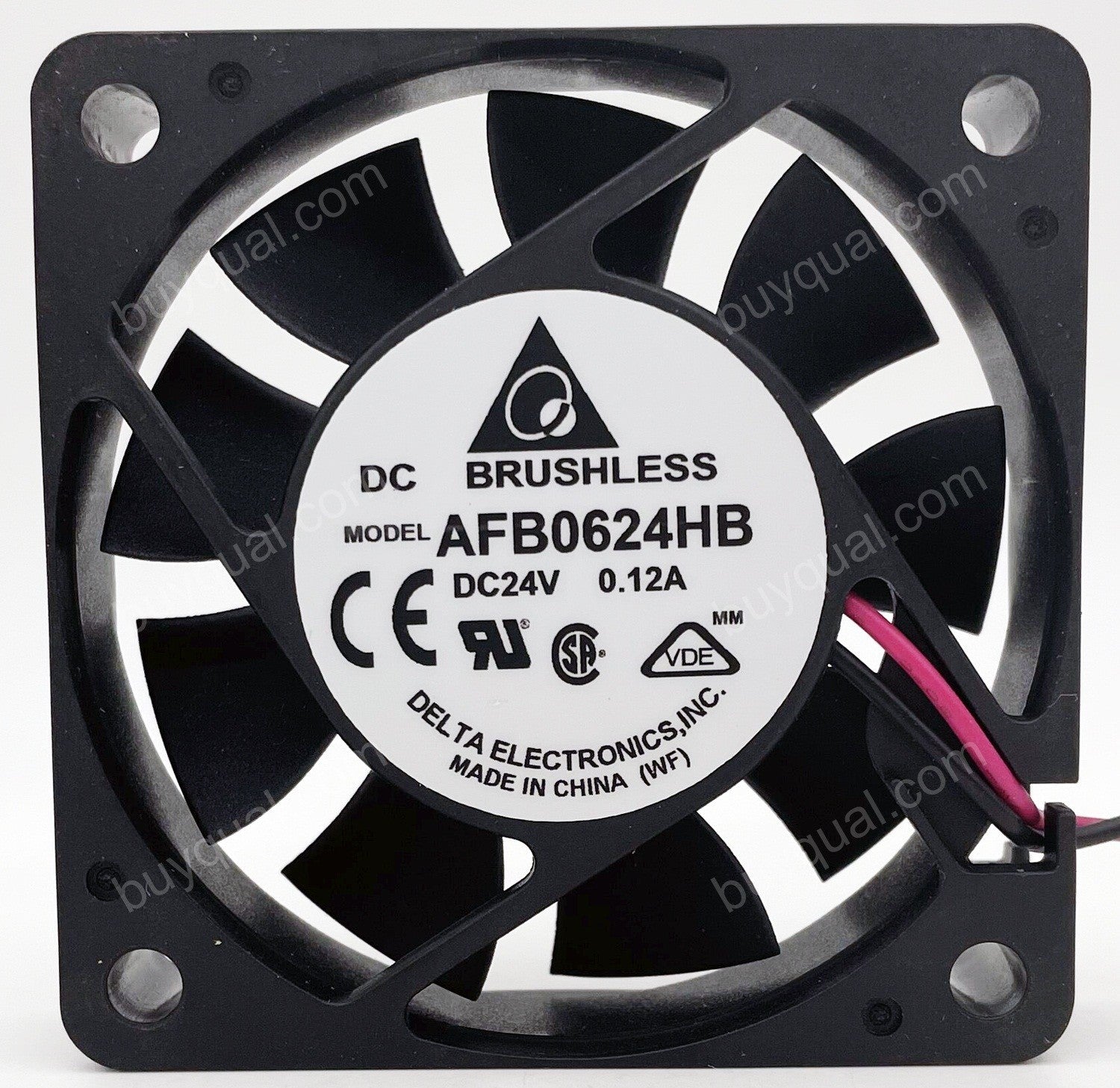 DELTA AFB0624HB 24V 0.12A  2wires Cooling Fan