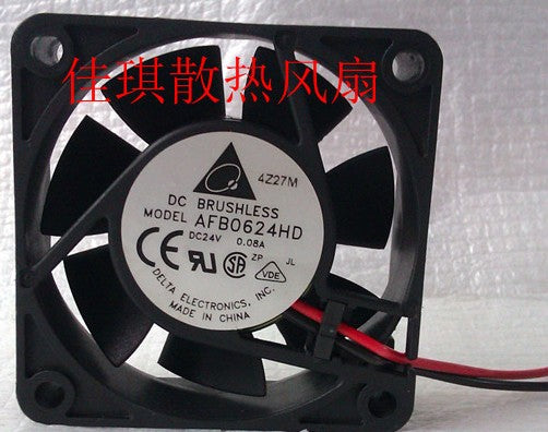 DELTA AFB0624HD 24V 0.08A  2wires Cooling Fan