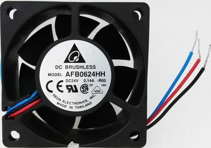 DELTA AFB0624HH AFB0624HH-R00 AFB0624HH-F00 24V 0.14A 3.36W 2wires 3wires Cooling Fan