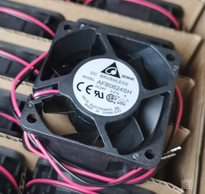 DELTA AFB0624SH AFB0624SH-A 24V 0.21A 2wires Cooling Fan