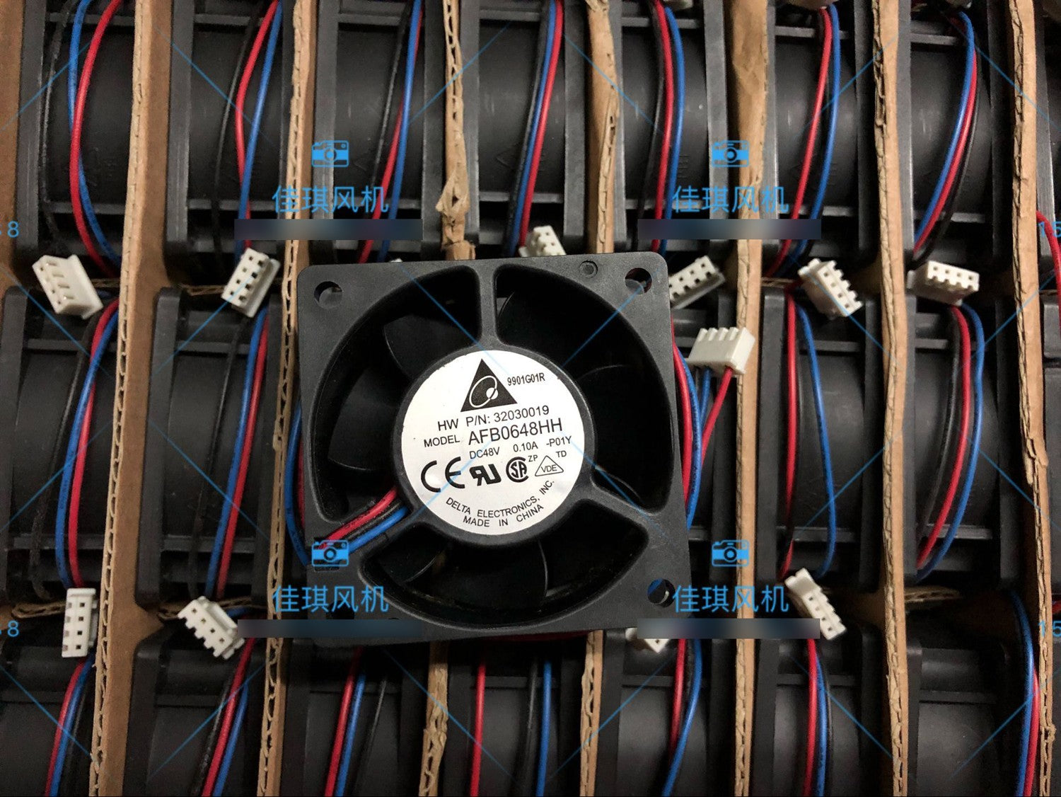 DELTA AFB0648HH AFB0648HH-P01Y -CU20 - BR00 48V 0.1A 3wires Cooling Fan