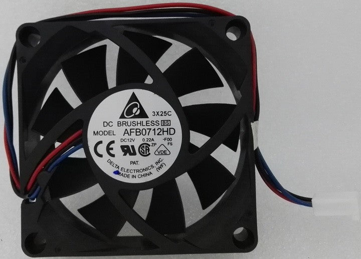 DELTA AFB0712HD AFB0712HD-F00 12V 0.22A 3wires Cooling Fan