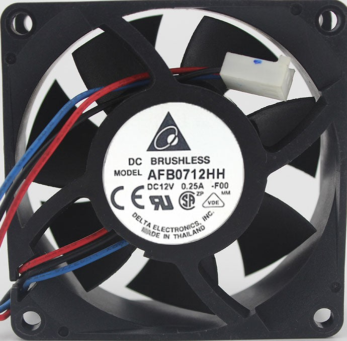 DELTA AFB0712HH 12V 0.25A 2wires 3wires Cooling Fan