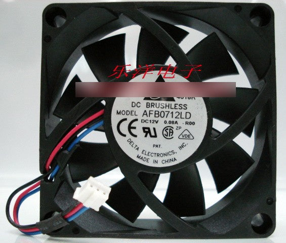 DELTA AFB0712LD AFB0712LD-R00 12V 0.08A 3wires Cooling Fan