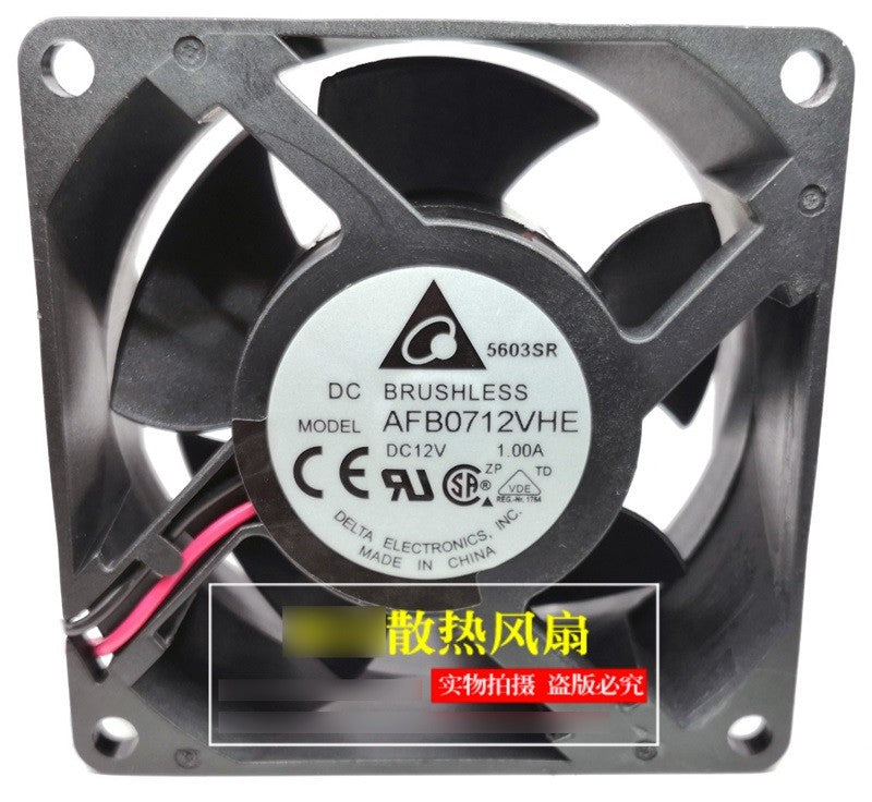 DELTA AFB0712VHE 12V 1.00A  2wires Cooling Fan