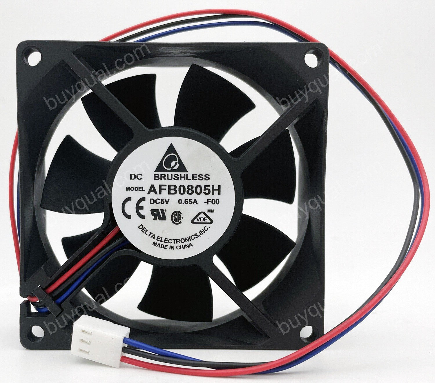 DELTA AFB0805H AFB0805H-F00 AFB0805H-R00 5V 0.65A 3wires Cooling Fan