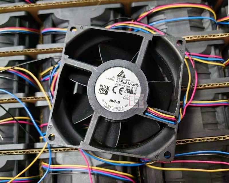 Delta AFB0812GHE 12V 2.00A 4wires Cooling Fan