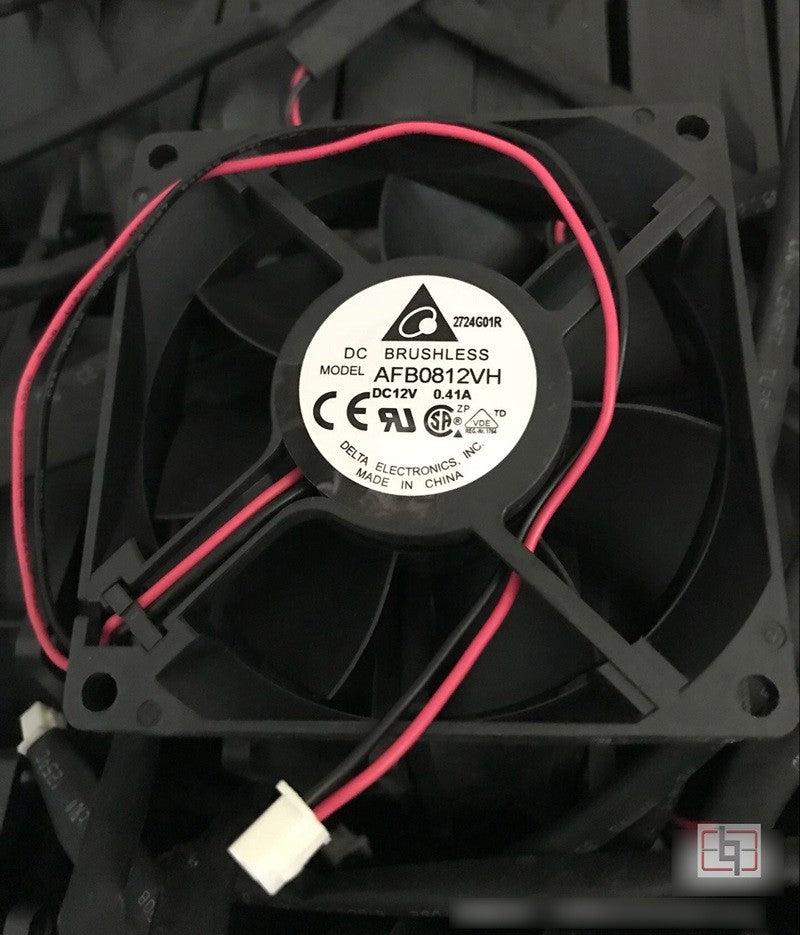 DELTA AFB0812VH 12V 0.41A 2wires 3wires Cooling Fan