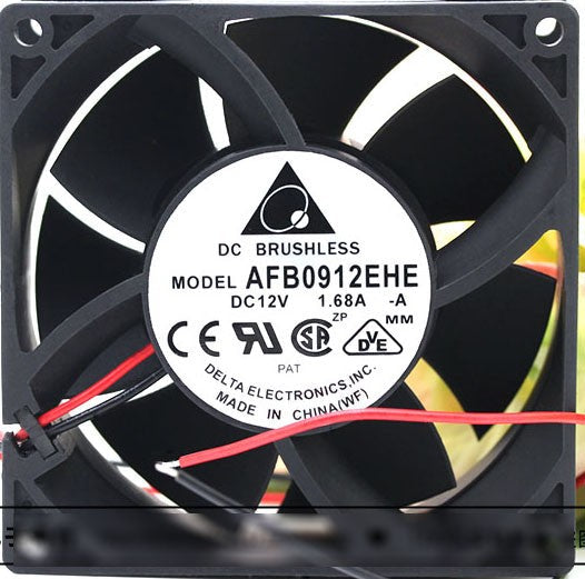 DELTA AFB0912EHE 12V 1.68A 3wires Cooling Fan