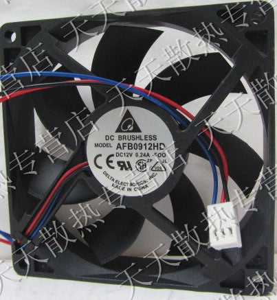 DELTA AFB0912MD 12V 0.24A 1.2W 3wires Cooling Fan