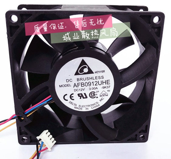 DELTA AFB0912UHE AFB0912UHE-F00 12V 3.00A 2wires 3wires 4wires Cooling Fan