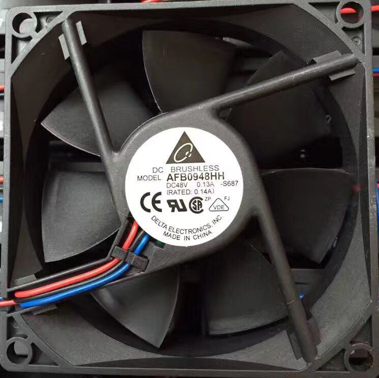 DELTA AFB0948HH -F00 -BF00 -S687 -4X30 48V 0.14A 2wires 3wires Cooling Fan