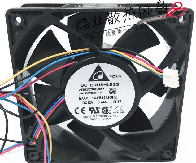 DELTA AFB1212GHE 12V 3.24A 2wiers 3wires 4wires Cooling Fan - Picture need