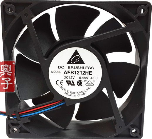 DELTA AFB1212HE 12V 0.48A 3.84W 2wires Cooling Fan