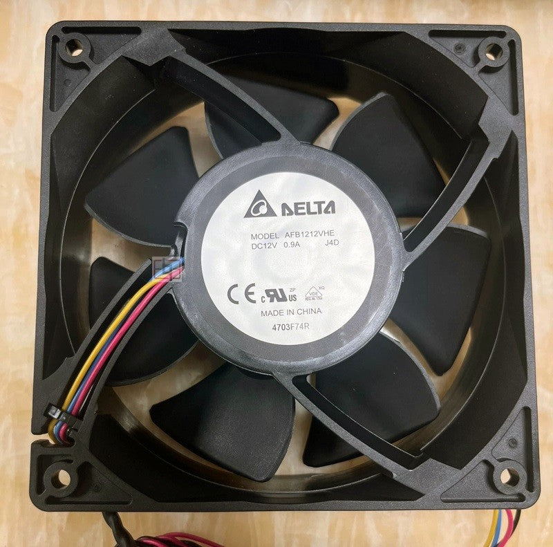 DELTA AFB1212VHE 12V 0.9A 4wires Cooling Fan