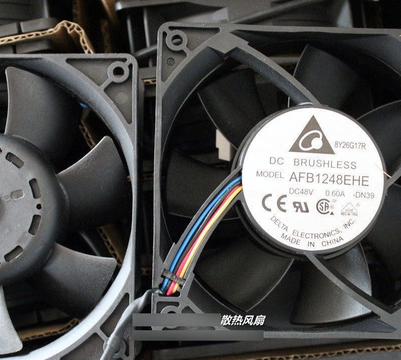 DELTA AFB1248EHE -PM10 -YNT -8H78 48V 0.6A 4wires cooling fan - Picture need