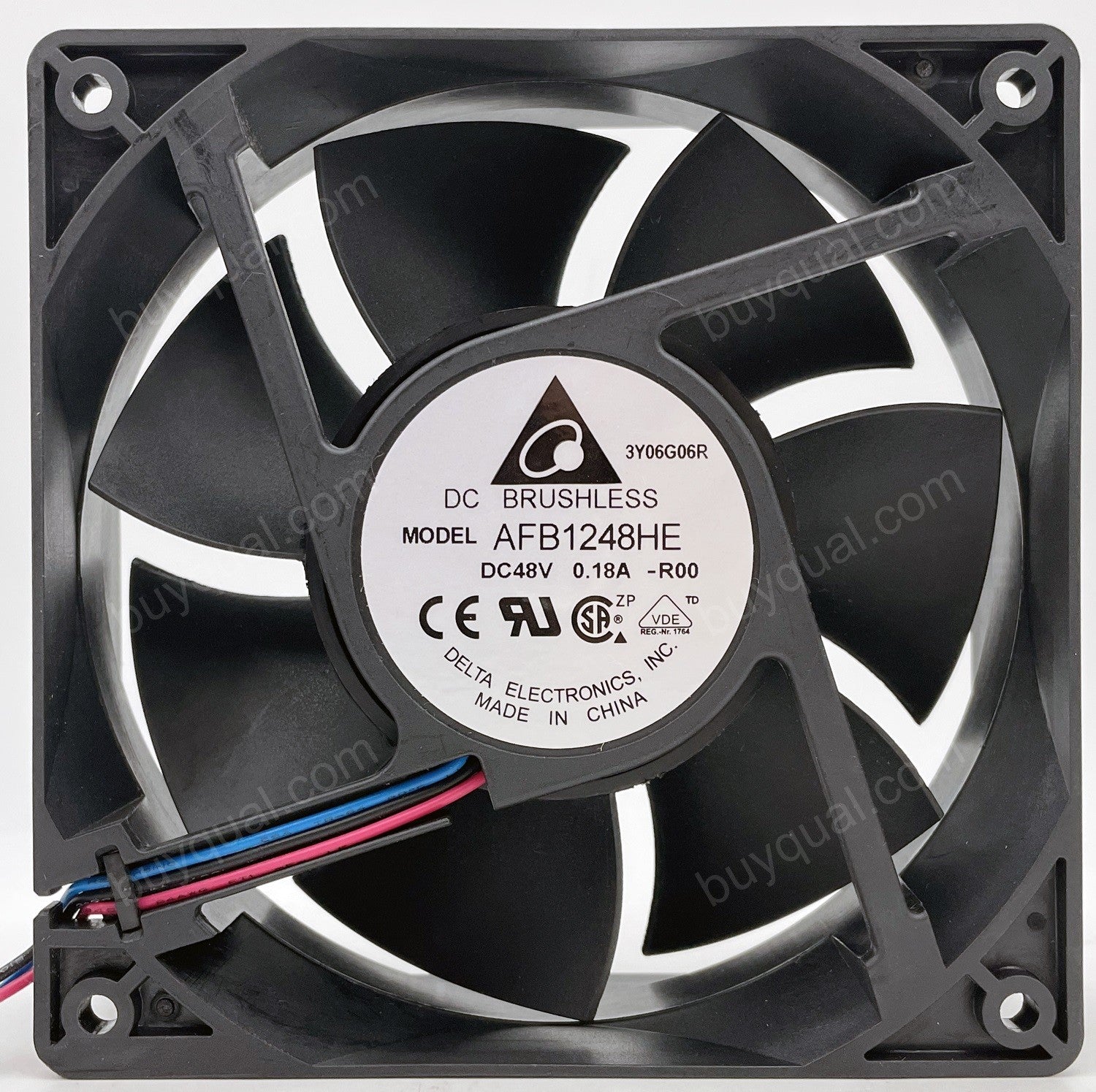 DELTA AFB1248HE -R00 -CU44 48V 0.18A 2wires 3wires Cooling Fan - Picture need