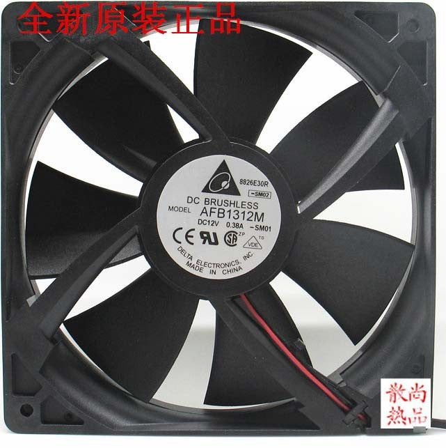 DELTA AFB1312M 12V 0.38A 2wires Cooling Fan