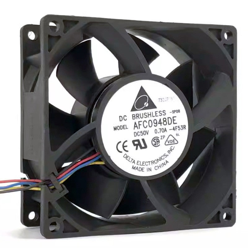 DELTA AFC0948DE 50V 0.7A 4wires Cooling Fan
