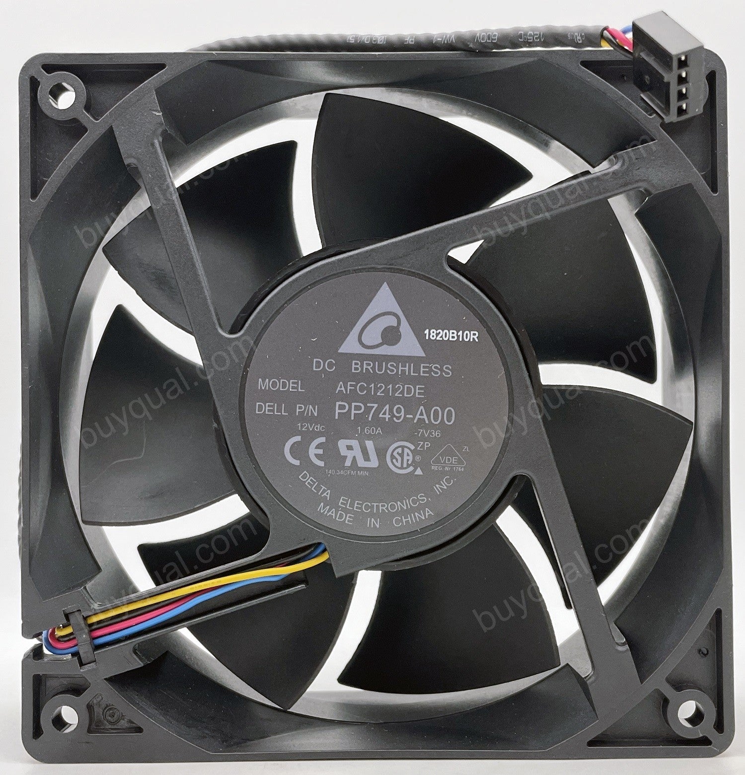 DELTA AFC1212DE 12V 1.6A 3.0A 4wires cooling fan - Picture need
