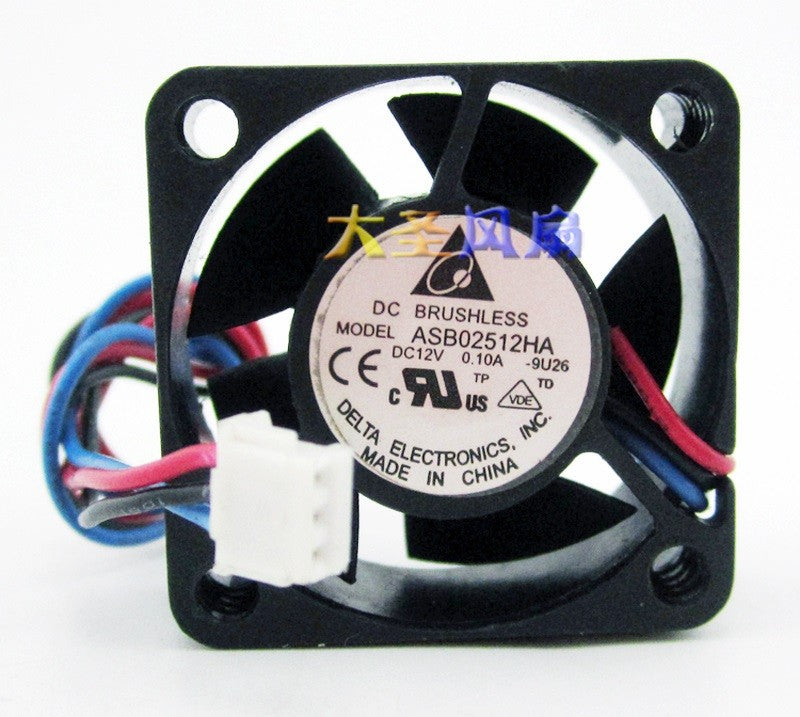 DELTA ASB02512HA 12V 0.06A 2wires cooling fan