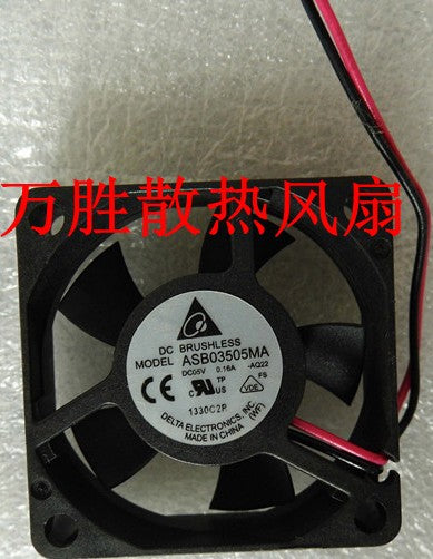 DELTA ASB03505MA 5V 0.16A 0.8W 2wires Cooling Fan