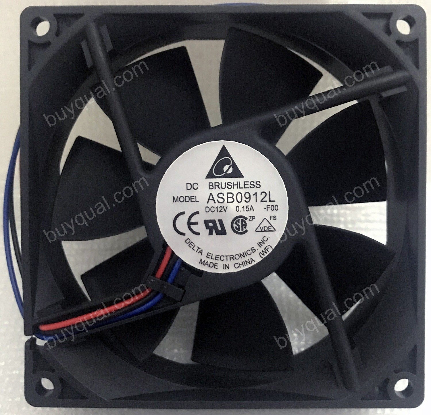DELTA ASB0912L ASB0912L-F00 12V 0.15A 3wires Cooling Fan