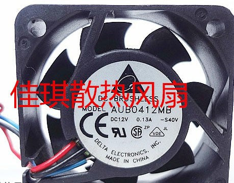 DELTA AUB0412MB 12V 0.13A 3wires Cooling Fan