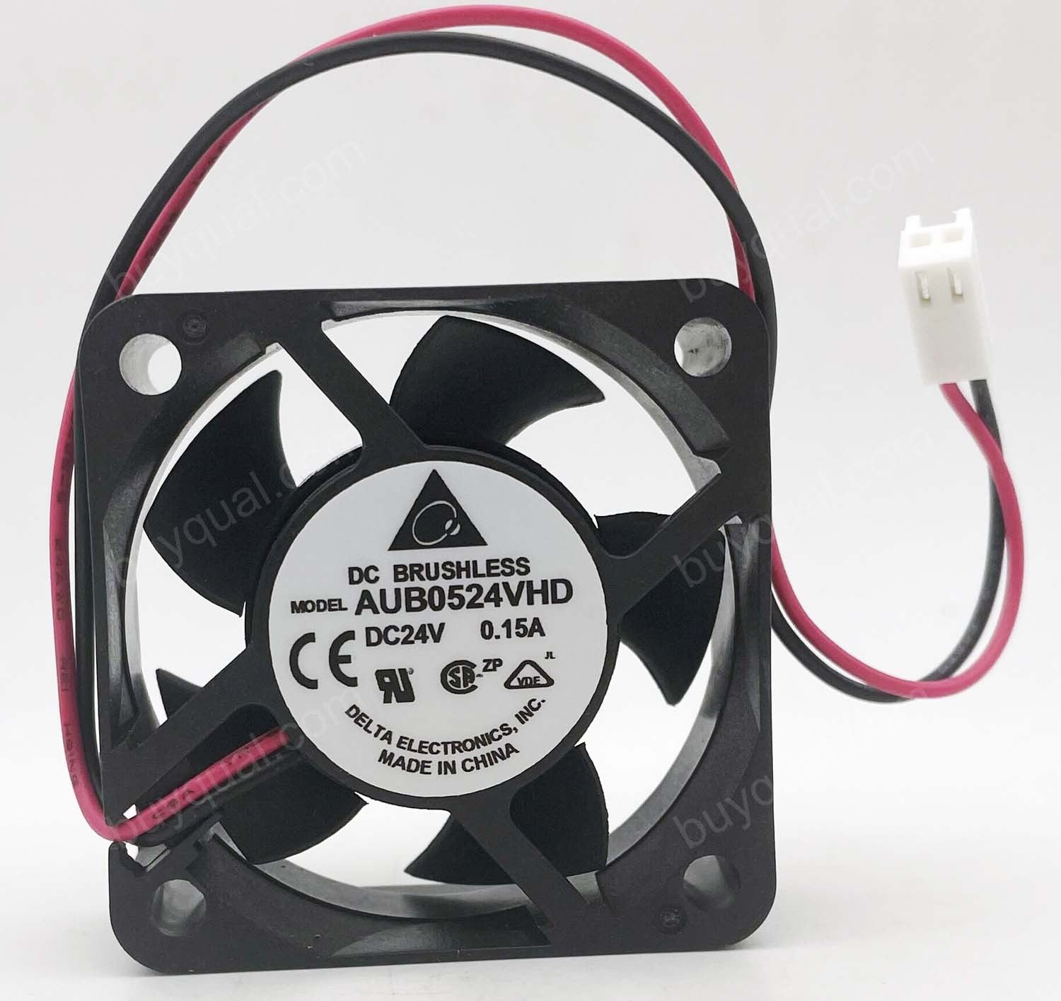 DELTA AUB0524VHD 24V 0.15A 2.4W 2wires Cooling Fan