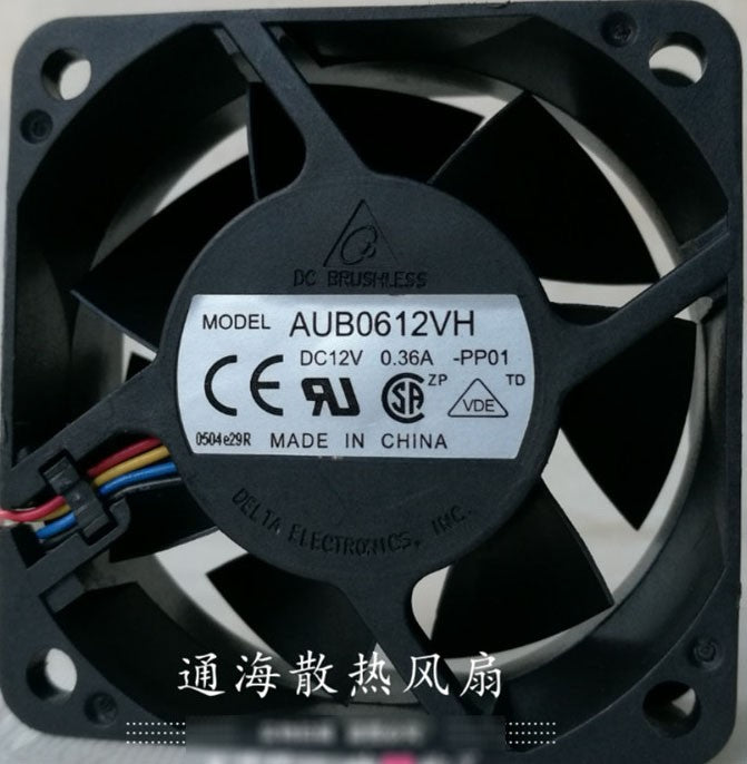 DELTA AUB0612VH 12V 0.36A 4wires Cooling Fan