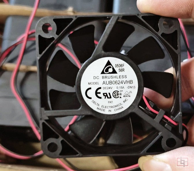 Delta AUB0624VHB 24V 0.15A 2wires 3wires Cooling Fan
