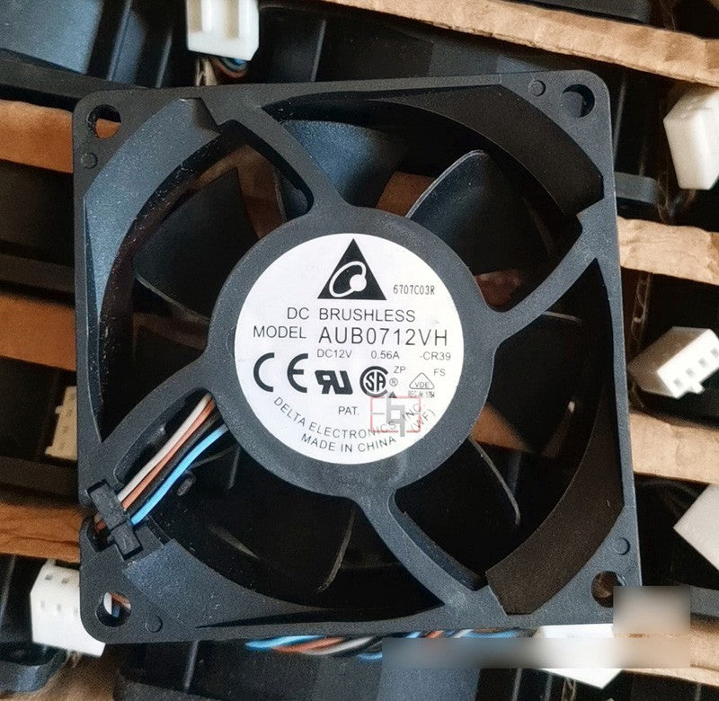 DELTA AUB0712VH 12V 0.56A 4wires Cooling Fan
