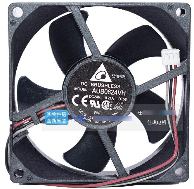 DELTA AUB0824VH 24V 0.21A 2wires 3wires Cooling Fan