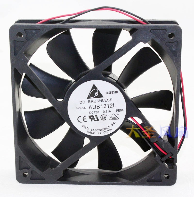 DELTA AUB1212L 12V 0.21A 2wires Cooling Fan