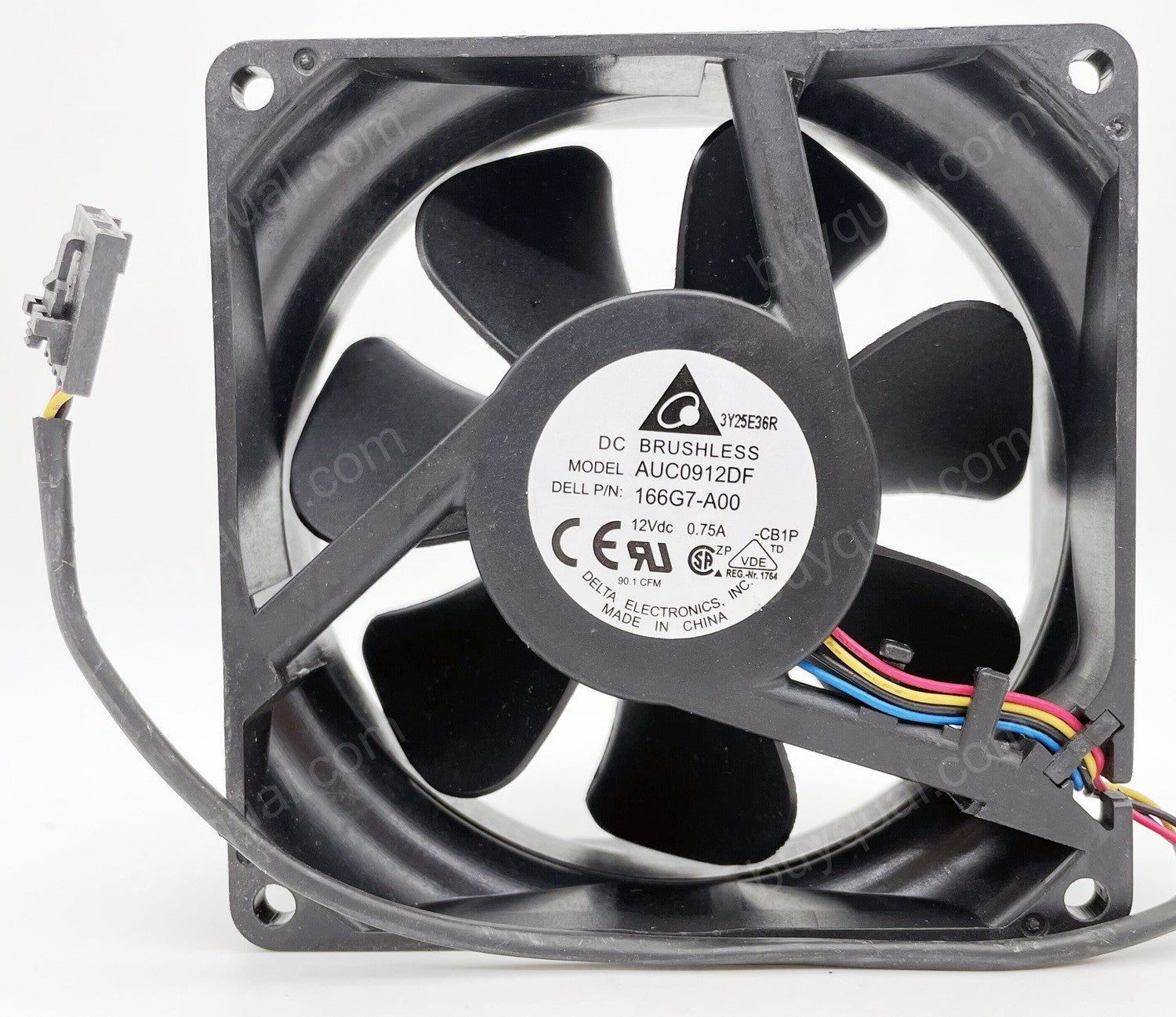 DELTA AUC0912DF 166G7-A00 12V 0.75A 4wires Cooling Fan - Picture need