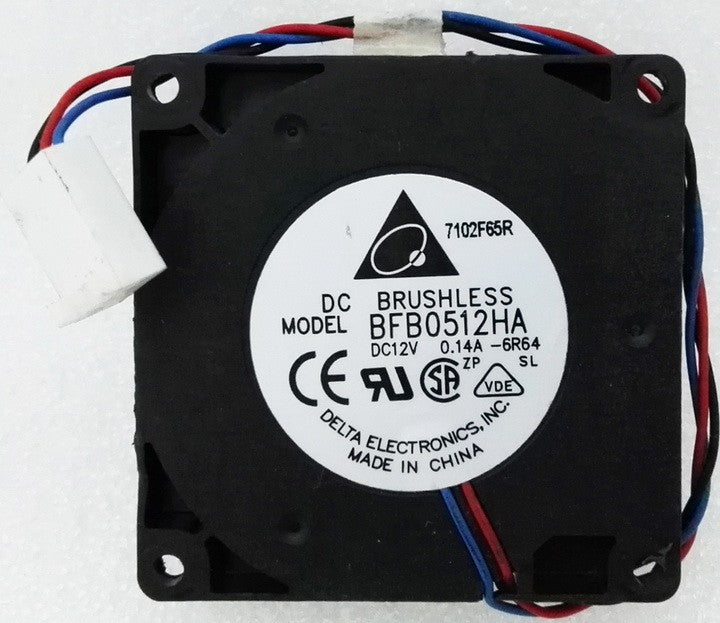 DELTA BFB0512HA BFB0512HA-AR00 BFB0512HA-6R64 12V 0.14A 3wires Cooling Fan