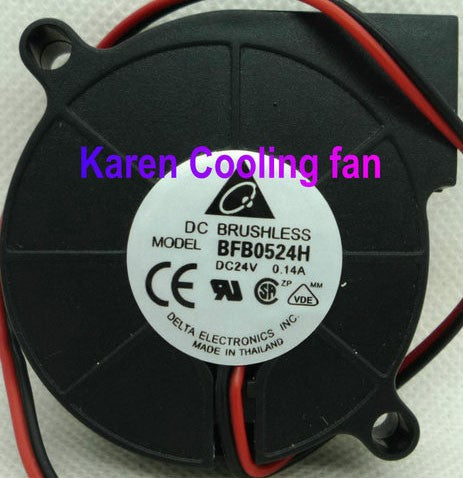 DELTA BFB0524H 24V 0.14A 2wires cooling fan