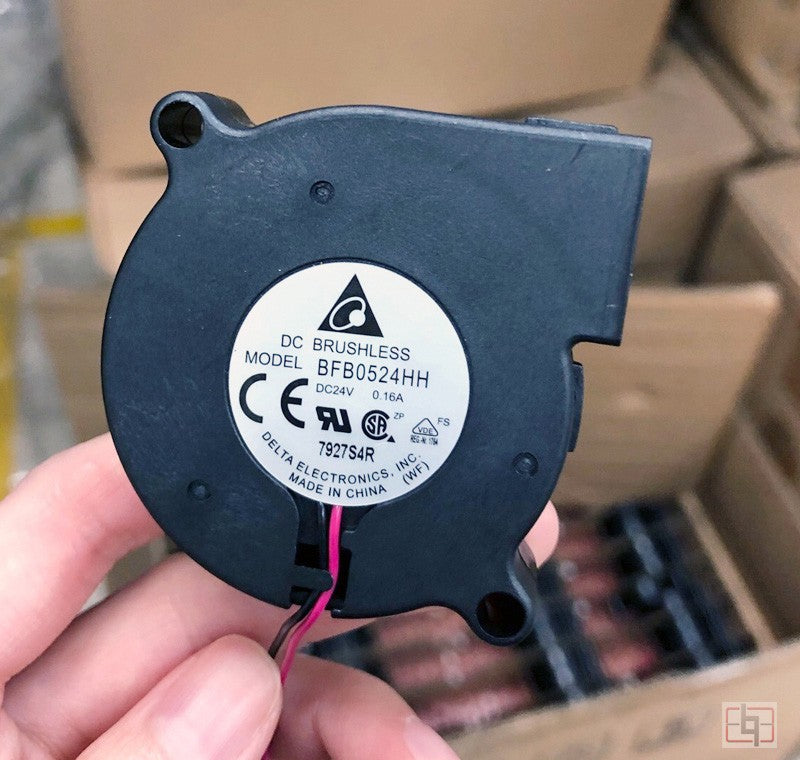 DELTA BFB0524HH 24V 0.16A 2wires Cooling Fan