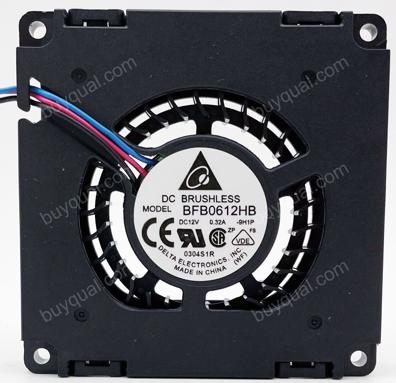 DELTA BFB0612HB 12V 0.32A 3wires Cooling Fan