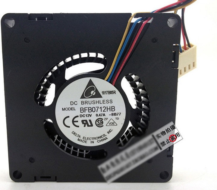 DELTA BFB0712HB BFB0712HB-8B77 12V 0.47A 4wires Cooling Fan
