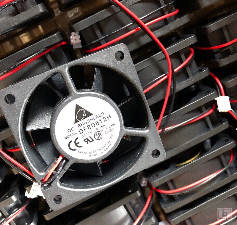 DELTA DFB0612H 12V 0.15A 2wires Cooling Fan