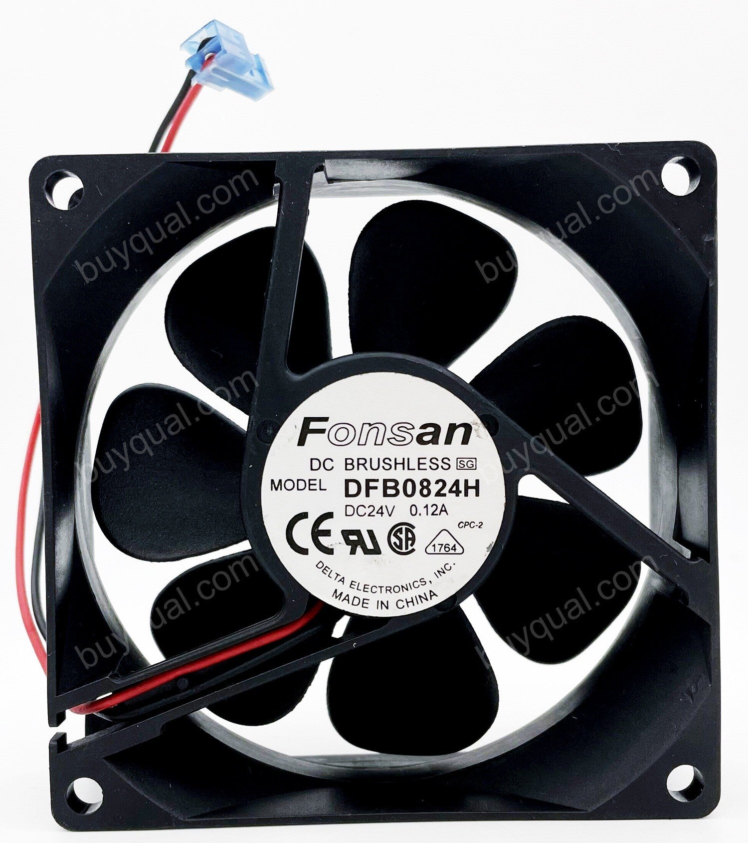 DELTA DFB0824H 24V 0.12A 2wires Cooling Fan