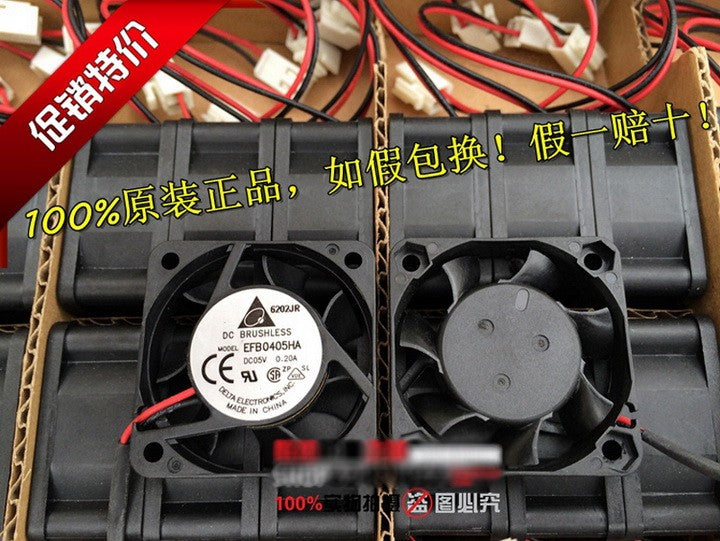 DELTA EFB0405HA 5V 0.2A 2wires 3wires Cooling Fan