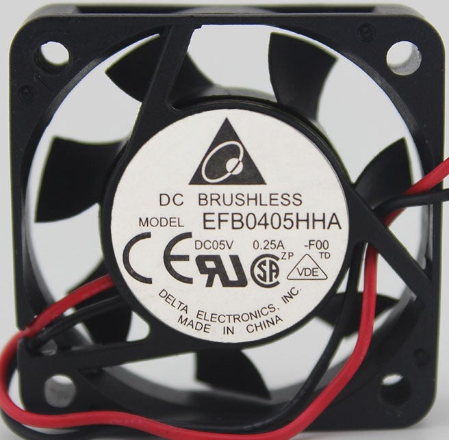 DELTA EFB0405HHA 5V 0.25A 2wires 3wires Cooling Fan - Picture need