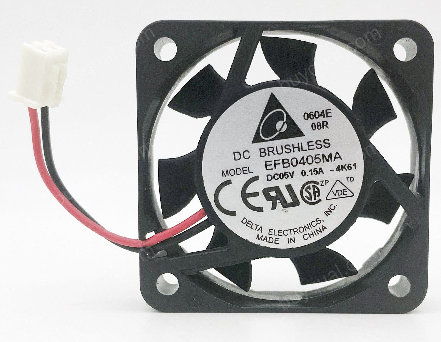 DELTA EFB0405MA 5V 0.15A  2wires Cooling Fan