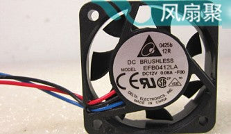 DELTA EFB0412LA 12V 0.08A 2wires 3wires Cooling Fan