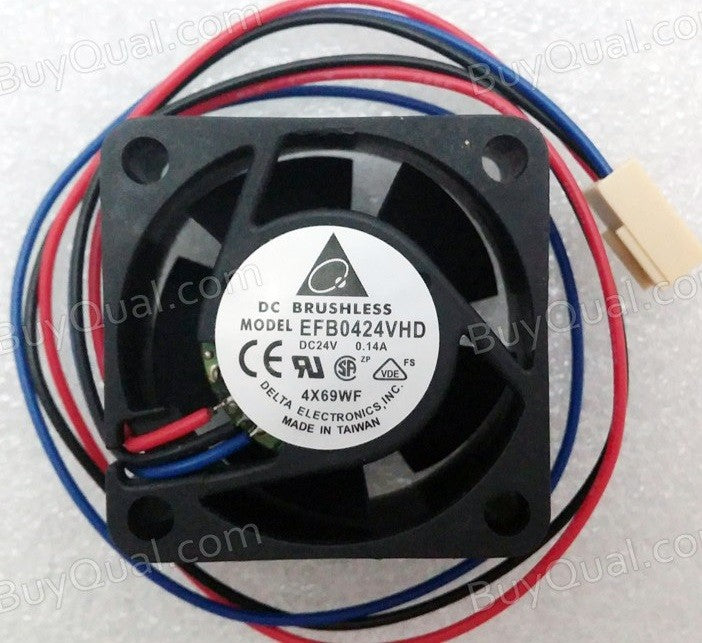 DELTA EFB0424VHD 24V 0.14A 2.16W 2wires 3wires Cooling Fan