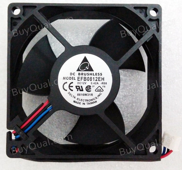 DELTA EFB0812EH -F00 -R00 12V 0.42A 3wires Cooling Fan