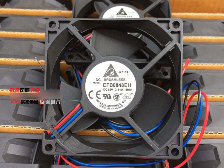 DELTA EFB0848EH EFB0848EH-R00 48V 0.11A 3wires Cooling Fan