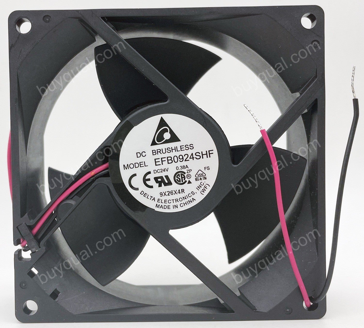 DELTA EFB0924SHF 24V 0.38A 2wires Cooling Fan - New